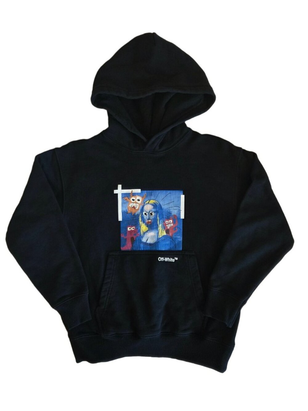 Off White Monsterlisa Graphic Hoodie Kids 8 Mona Lisa Streetwear